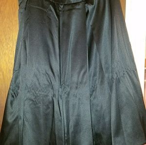 Torrid size 18 dressy black midi skirt